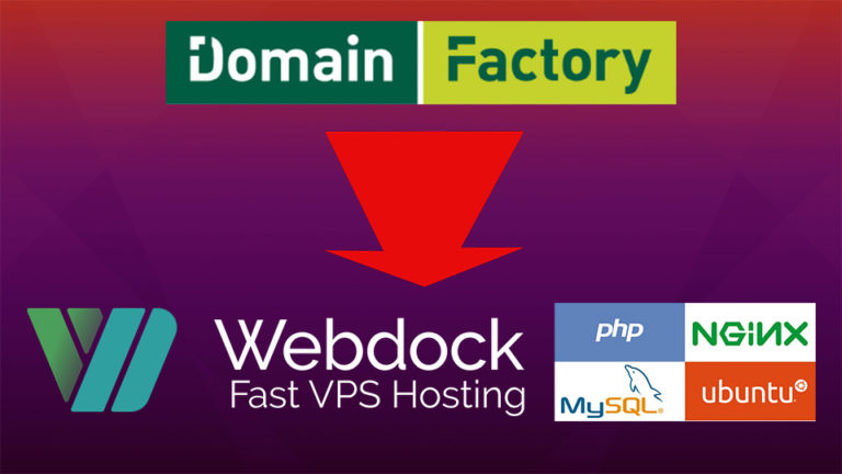 domainfactory to webdock post image